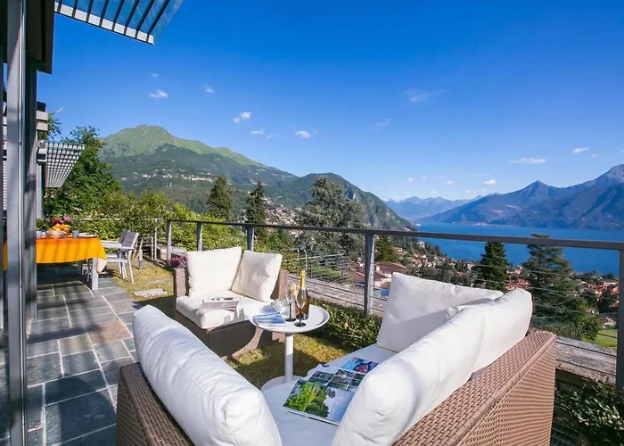 Penthouse-lakeview-ac-private Garden Menaggio
